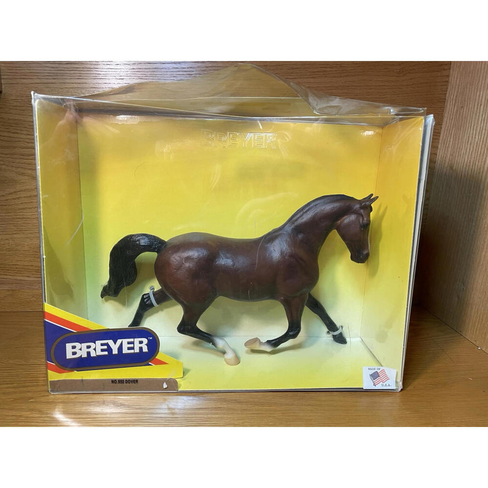 Vintage Breyer Horse No. 950 Dover Trakehner Matte Bay W/ Original Box (17D)